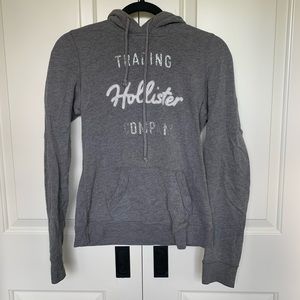 Gray Hollister hoodie